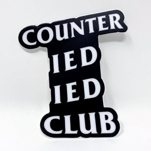 Counter IED IED Club sticker